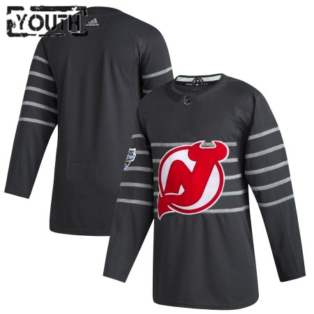 Camisola New Jersey Devils Blank Cinza Adidas 2020 NHL All-Star Authentic - Criança